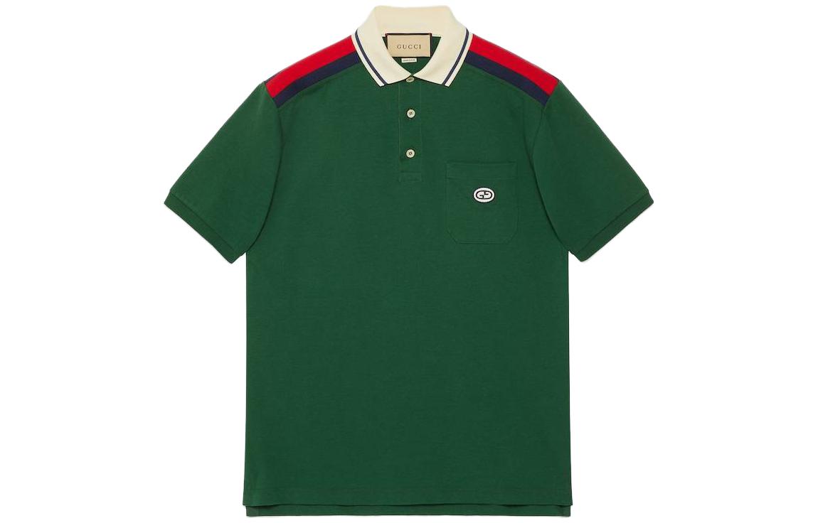 Gucci Cotton Polo With Interlocking G 'Black' 737656-XJF4V-1043
