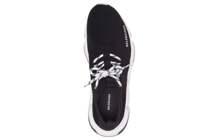 (WMNS) Balenciaga Speed Lace Up Trainer 'Black' 562159W1HP01000