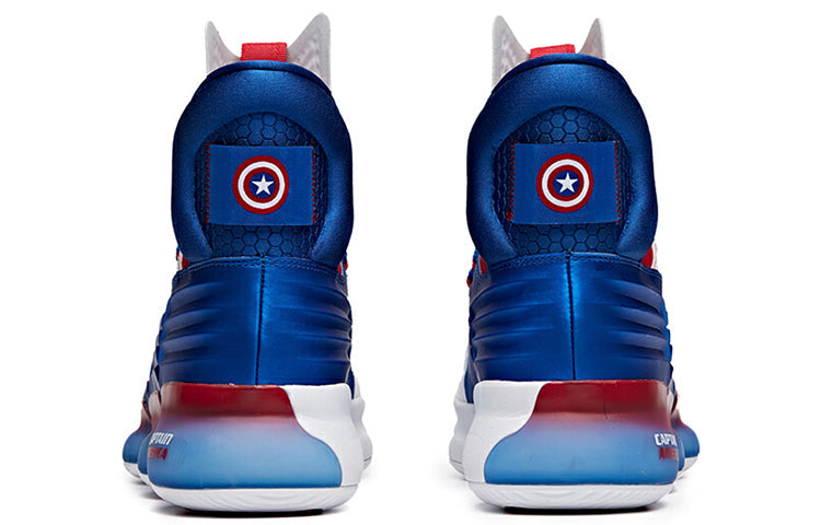 ANTA High Top Basketball Shoes 'Blue Red White' 91941160-4