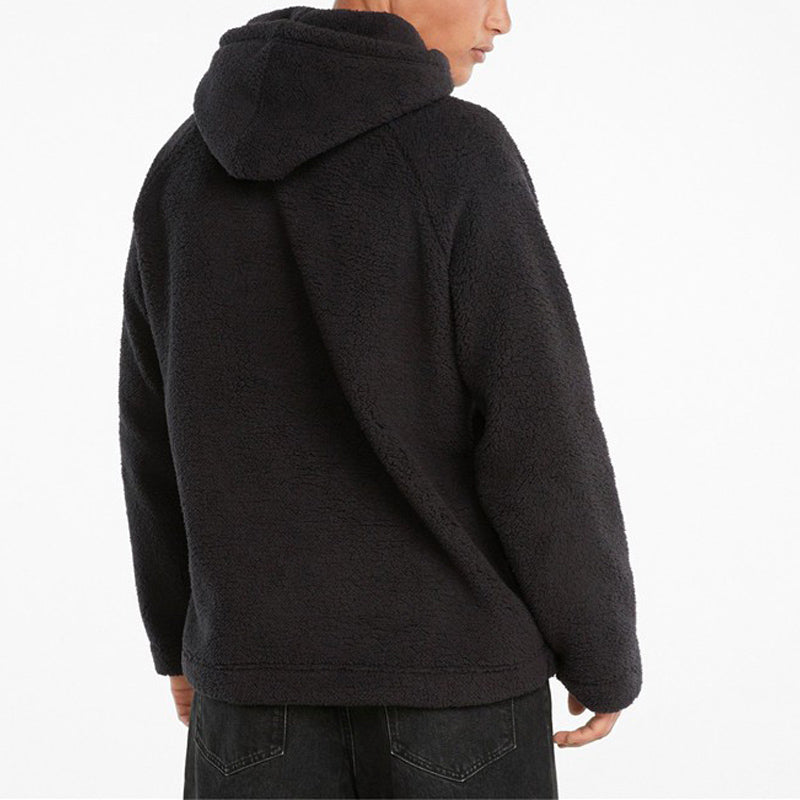 PUMA Classics Sherpa Hoodie 'Black' 533122-01