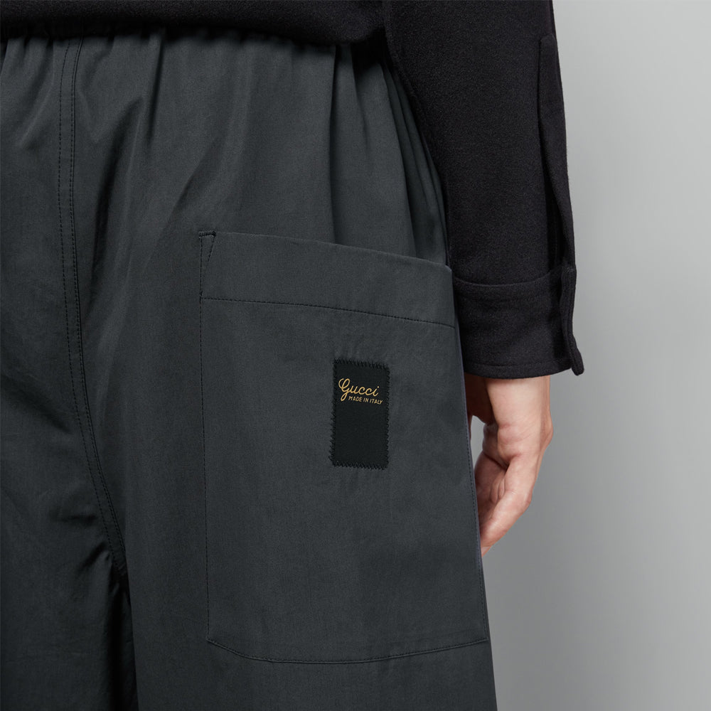 Gucci Cotton Poplin Skater Trouser 'Dark Grey' 769500-ZAJP1-1126