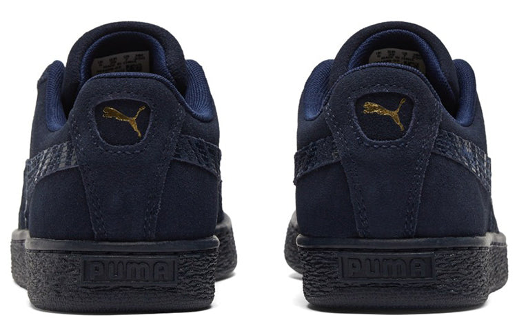 PUMA Suede Mono Deboss 'Dark Blue Black' 384688-02