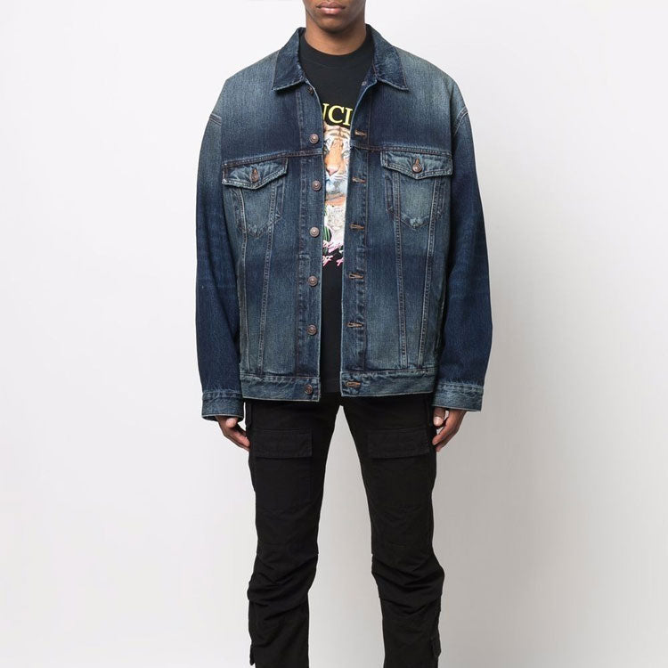 Balenciaga FBI Denim Jacket 'Blue' 681690TJW754021