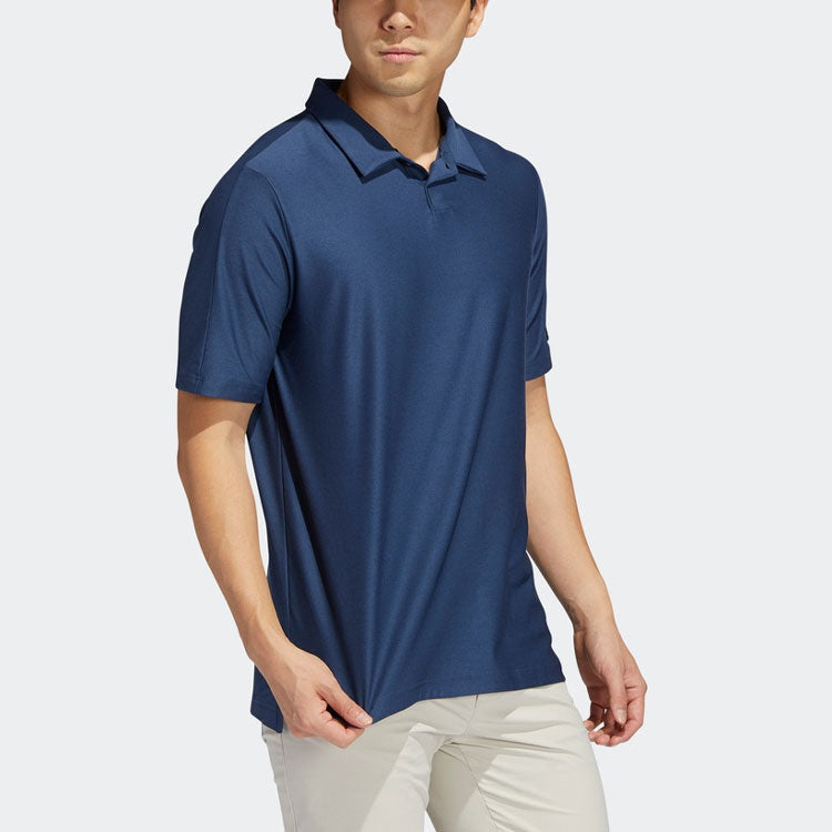 adidas Go-to Golf Athleisure Casual Sports Short Sleeve Polo Shirt Navy Blue GM0039