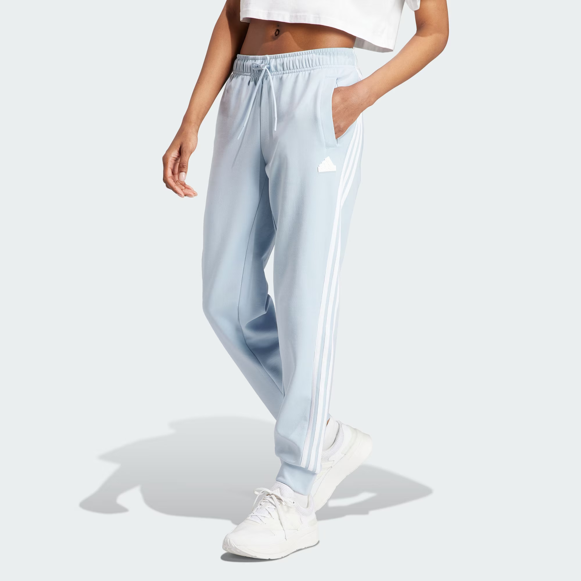 (WMNS) adidas Future Icons 3-Stripes Regular Pants Asia Sizing 'Blue' IT6342