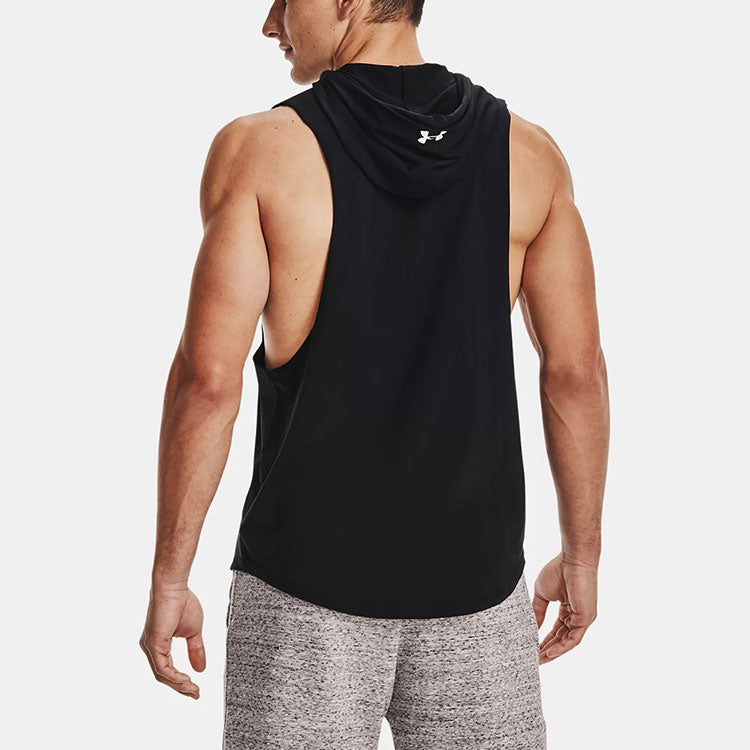 Under Armour Project Rock Gym Hoodie Sleeveless 'Black' 1365215-001