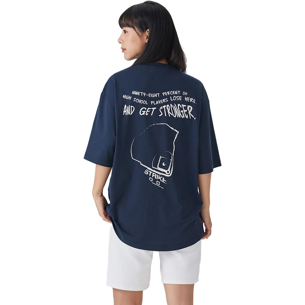 Mizuno Heritage T-shirt 'Navy' D2CA33H7