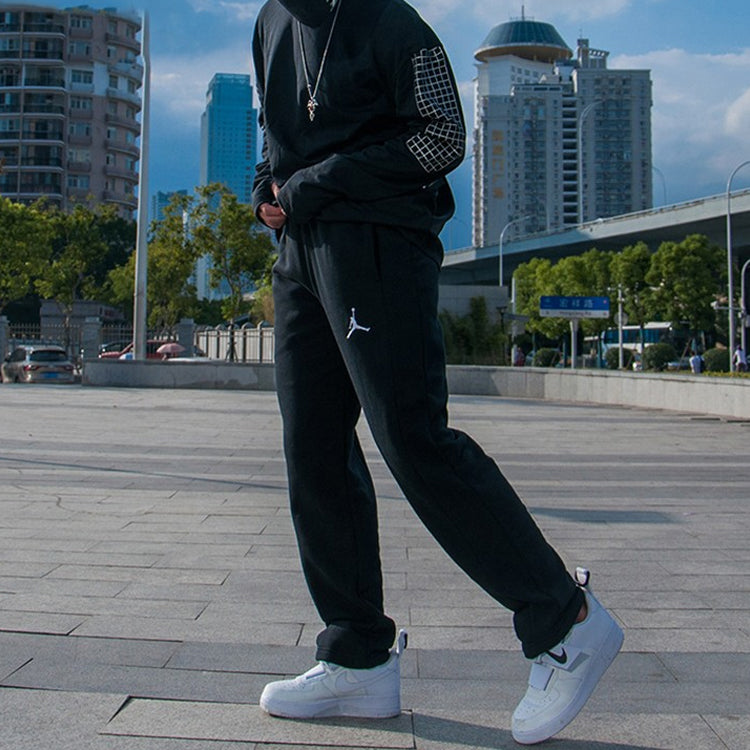 Air Jordan MENS Knit Casual Sports Pants Black BQ9237-010