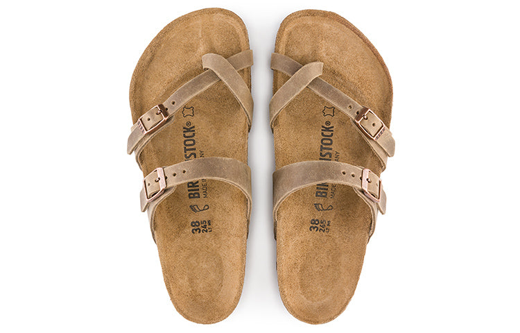 (WMNS) Birkenstock Mayari Series Cowhide Casual Brown Version 1011433