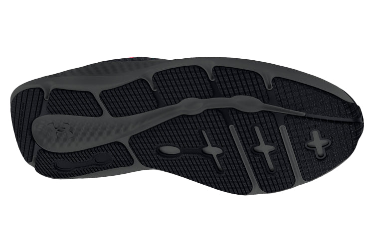 Under Armour Charged Pursuit 3 4E Wide 'Black Red' 3025801-003