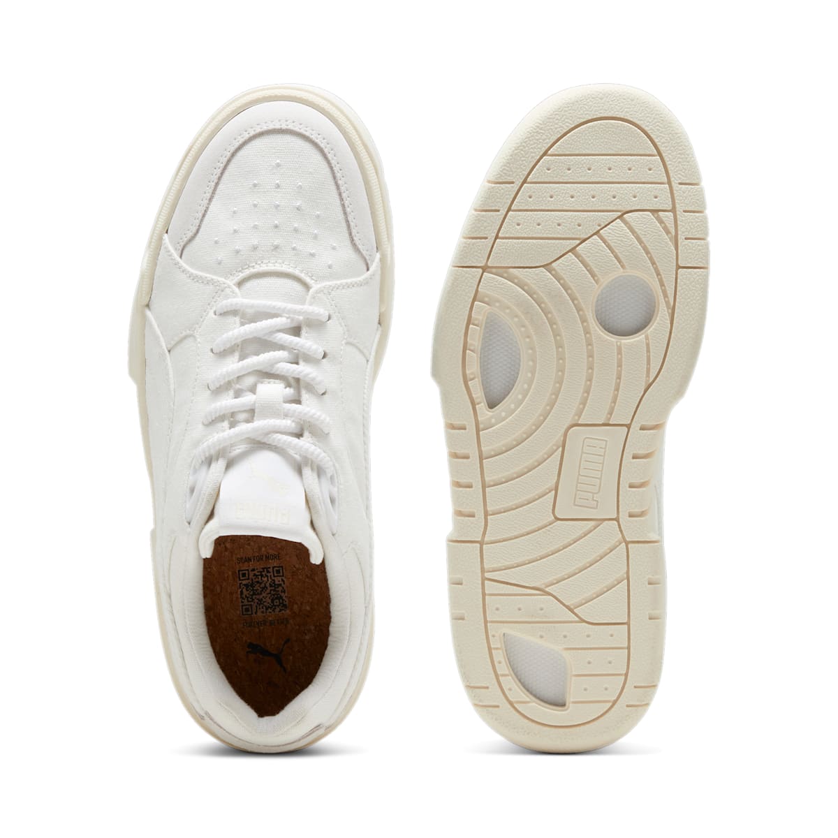 (WMNS) PUMA CA Flyz Nature 48 'White Beige' 396100-01