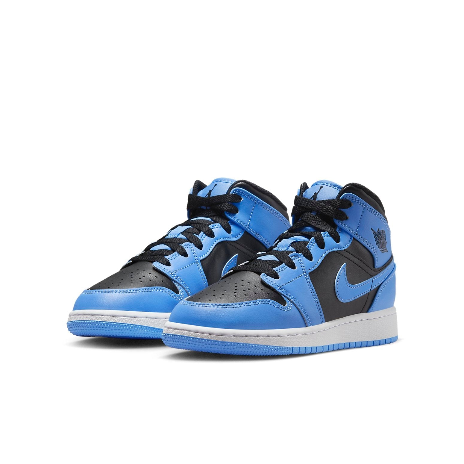 (GS) Air Jordan 1 Mid 'Blue Black' DQ8423-401