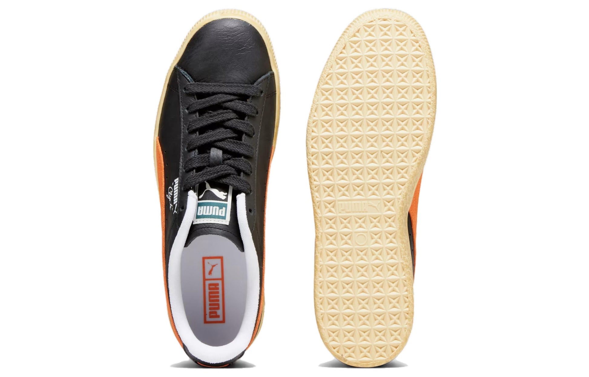 PUMA Clyde Vintage 'Black Rickie Orange' 394687-02