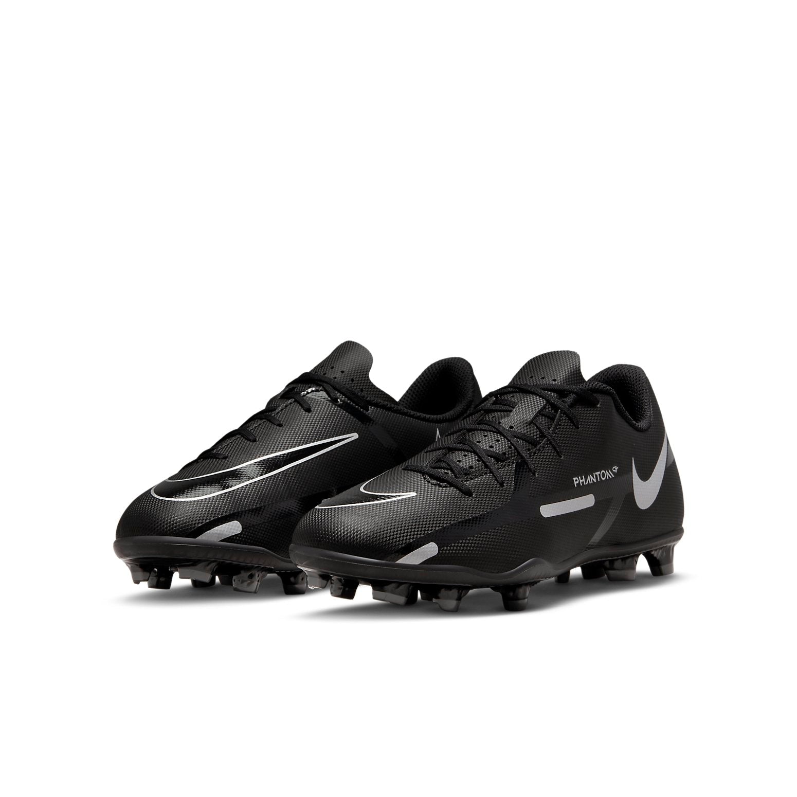 (GS) Nike Phantom GT2 Club MG 'Black Metallic Silver' DC0823-007