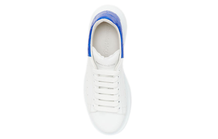 (WMNS) Alexander McQueen Oversized Sneaker 'White Ultramarine' 553770WIAF89407