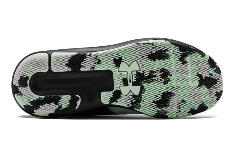(GS) Under Armour Lockdown 5 Green/Black 3023533-402