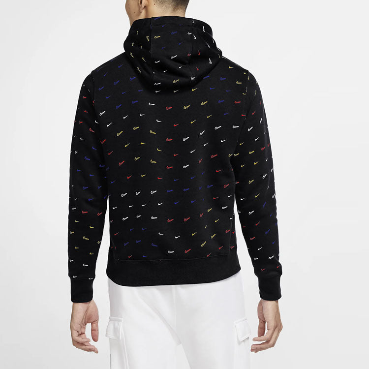 Nike Athleisure Casual Sports hooded Long Sleeves Pullover Black DC2767-010