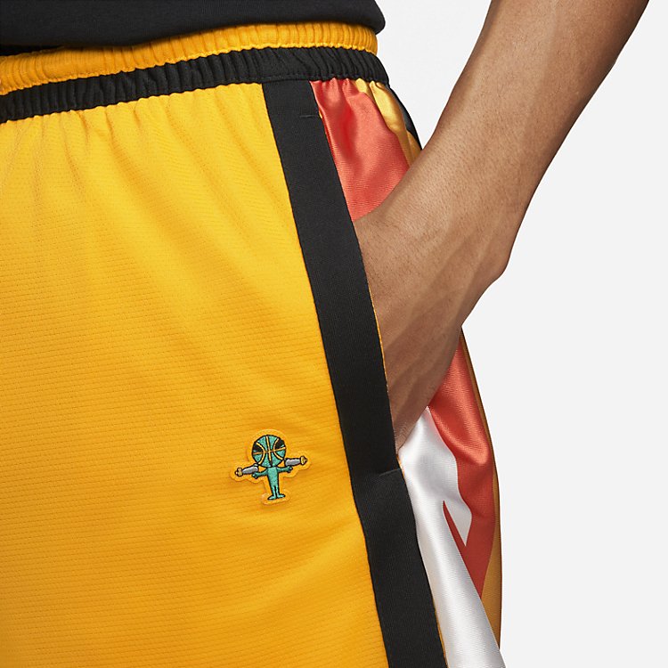 Nike Dri-fit Dna+ Rayguns Basketball Shorts 'Yellow' DJ5322-739