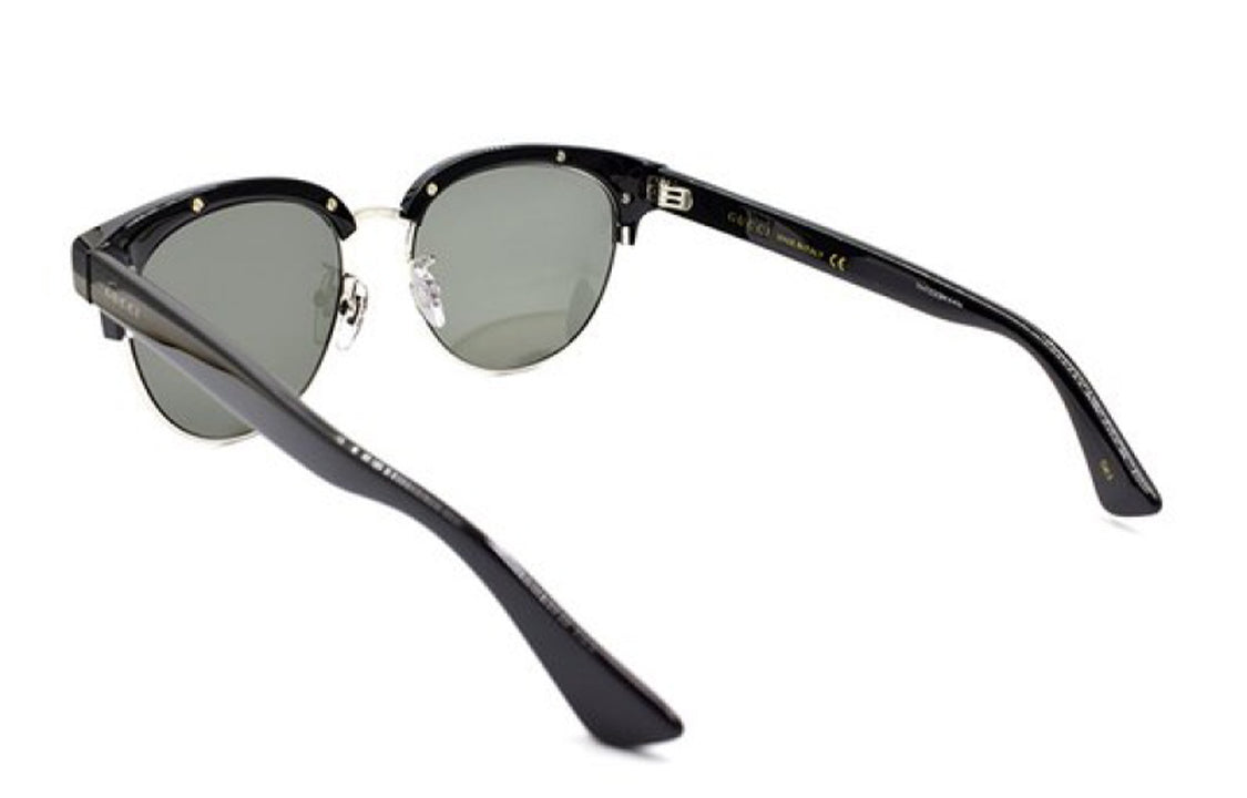Gucci Series travel Version aviator Version Silver Gray GG0058SK-001