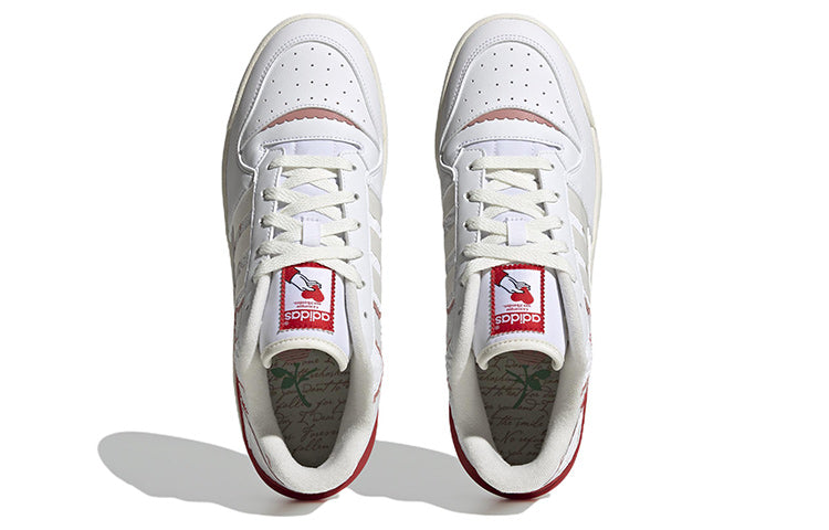 (WMNS) adidas originals FORUM Exhibit Low 2 'White Red' IE7996