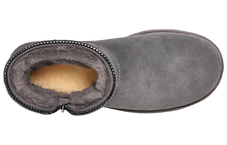 (WMNS) UGG Classic Novelty Mini Florence 'Grey' 1110697-CHRC