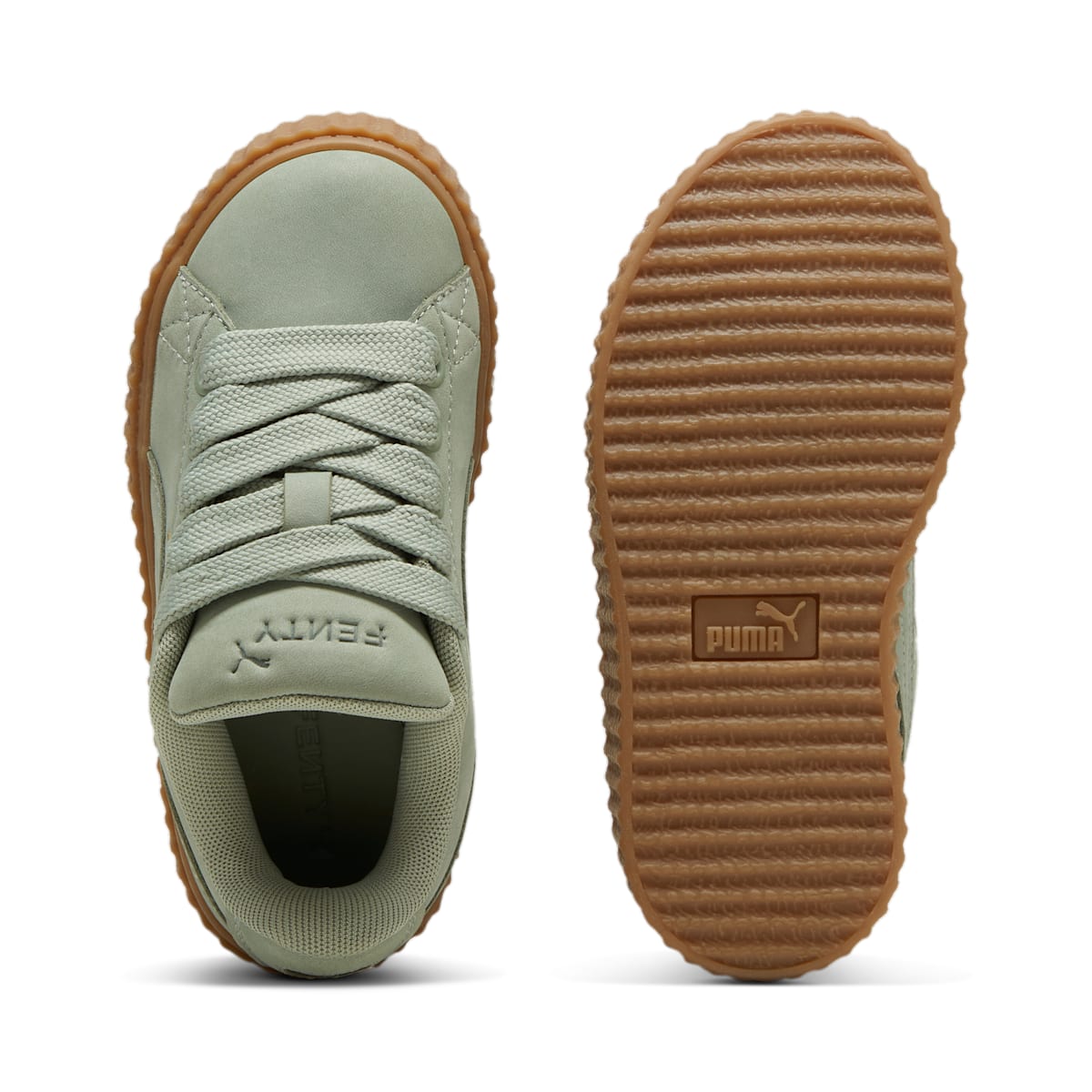 (PS) PUMA x Fenty Creeper Phatty 'Earth Tone Pack - Green Fog' 399867-02