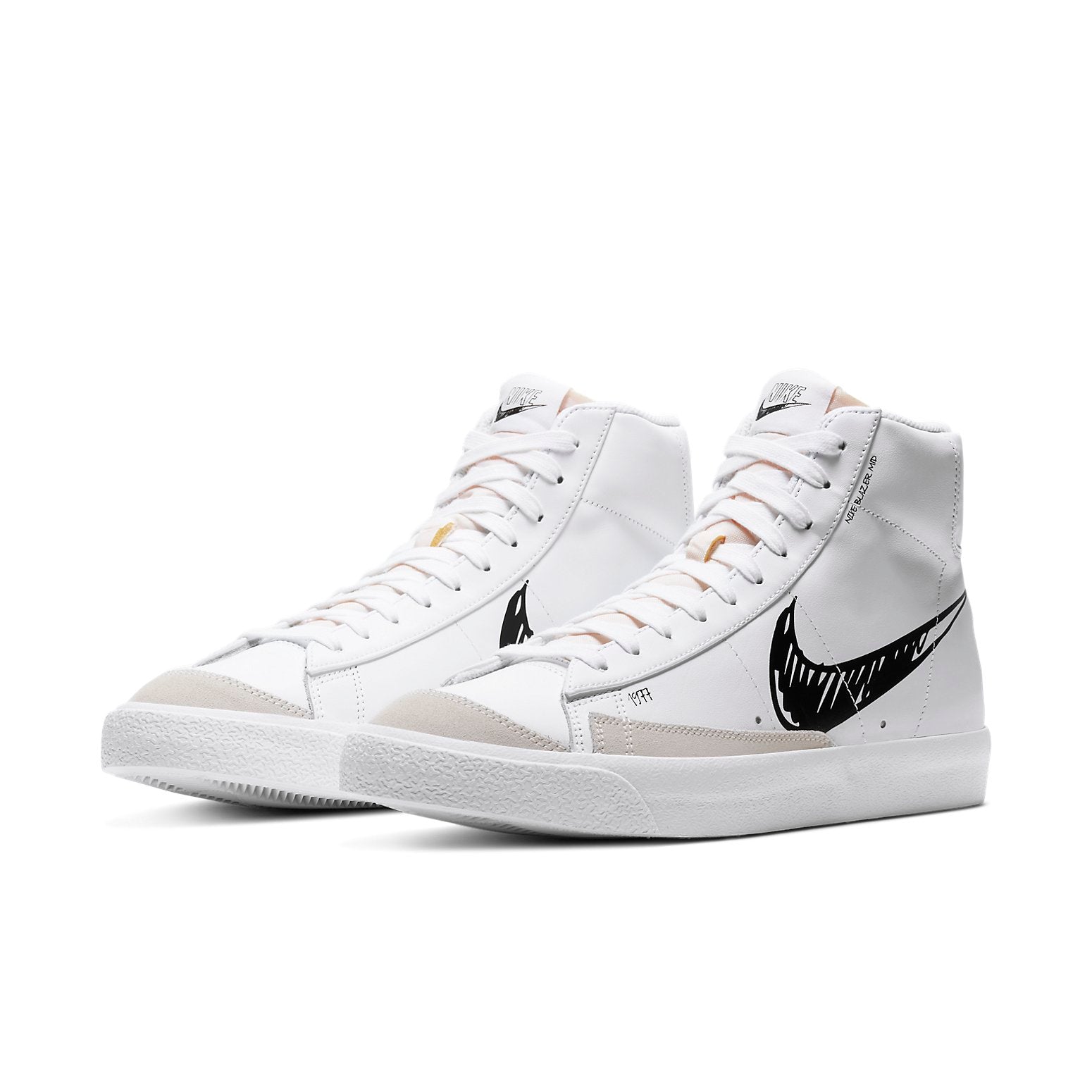 Nike Blazer Mid 77 'Sketch - Black' CW7580-101