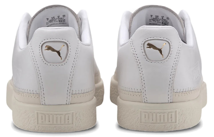 PUMA Basket Trim Prm Retro Low Tops Casual Skateboarding Shoes Unisex White 371581-01