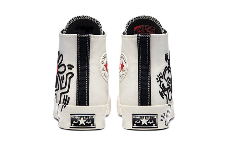 Keith Haring x Converse Chuck Taylor All Star 70 High Tops Egret White 'Egret Black Red' 171858C