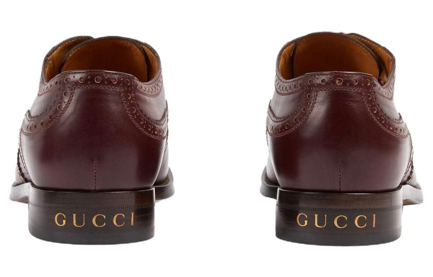 Gucci Lace Up Shoe 'Burgundy' 723694-1W600-6039