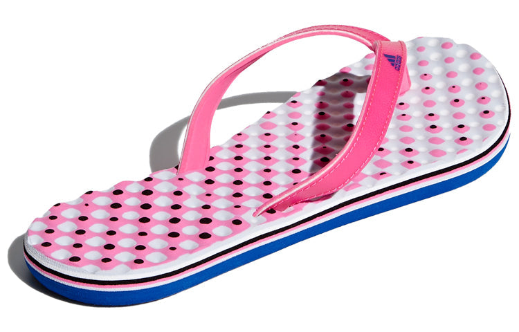 (WMNS) adidas Eesay Flip-Flops Pink Blue Slippers 'Pink Blue' CG3552