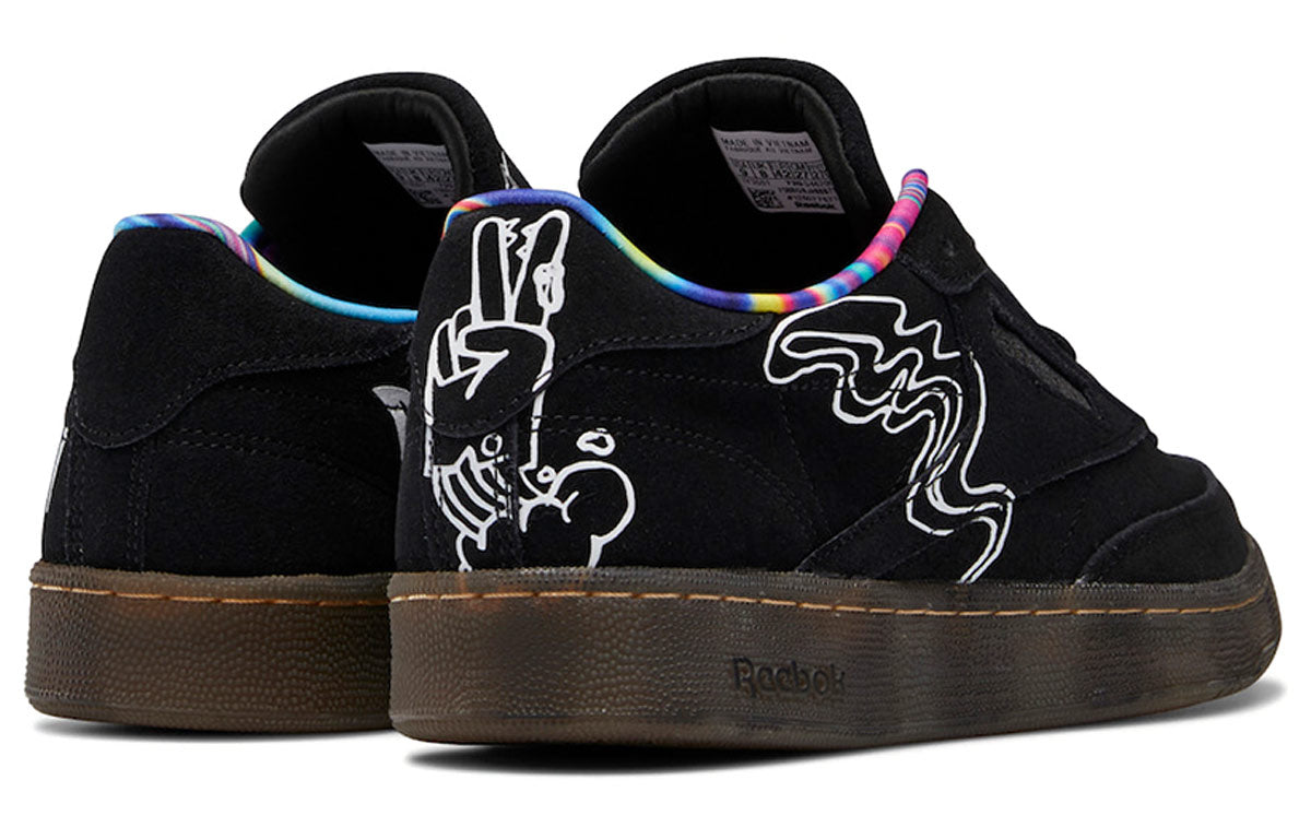 Reebok Club C 85 Peace Train 'Black White' Q46200