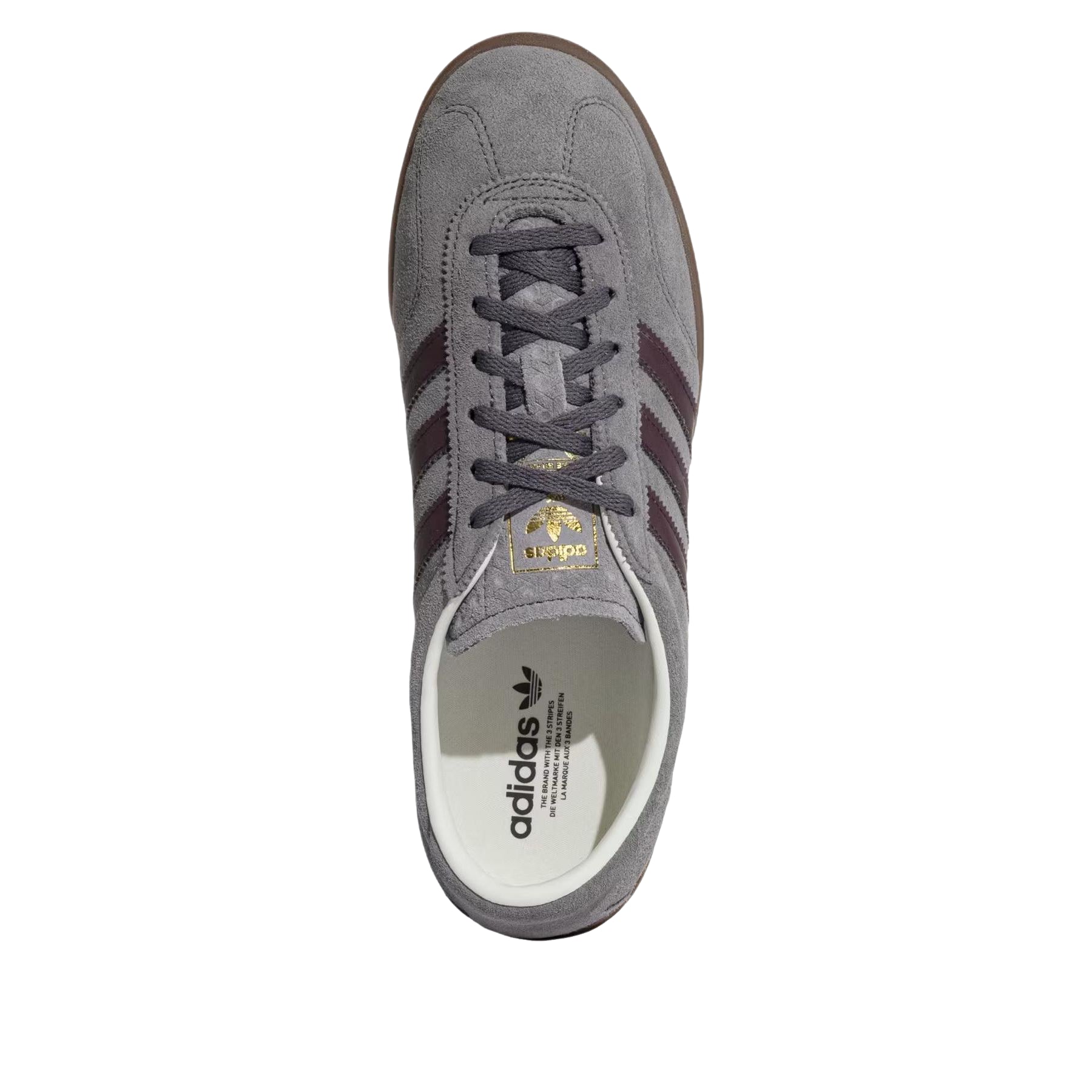 (WMNS) adidas x Emmi Exclusive Gazelle Lo Pro 'Grey Five Night Red' KI0016