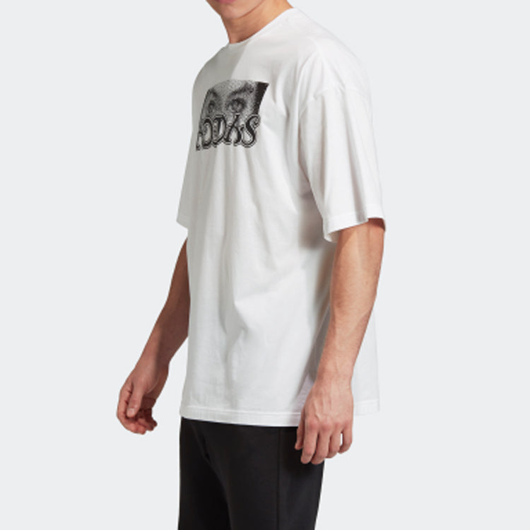 adidas LOOSE TEE M Sports Short Sleeve White GQ0546