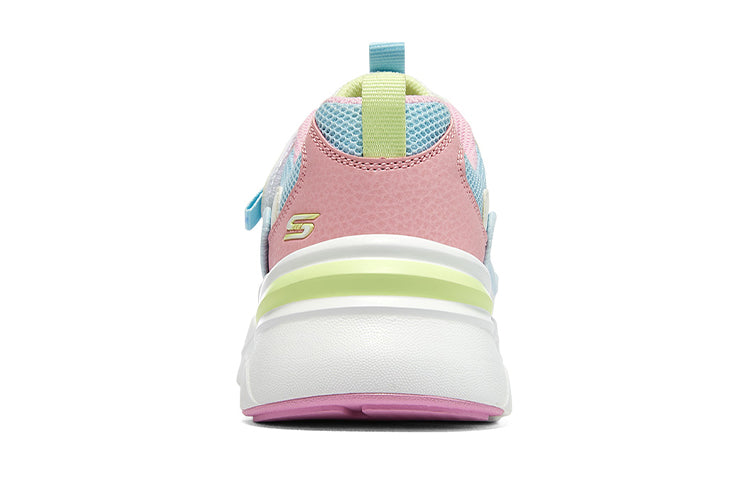 (GS) Skechers Bob's Bamina 'White Pink' 302543L-WPK