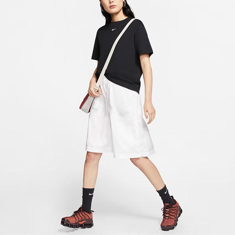 (WMNS) Nike Sportswear Essentials Embroidery Logo 'Black' CT2588-010
