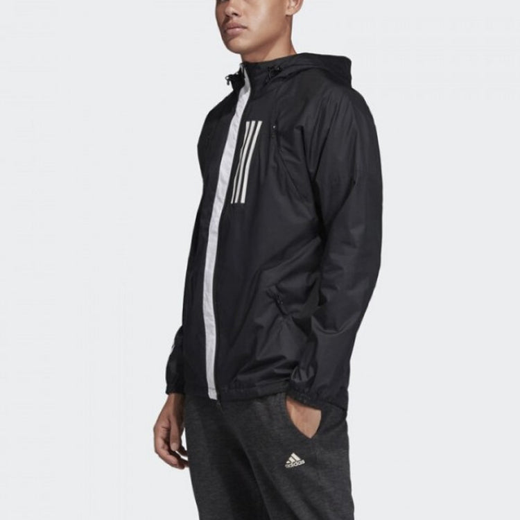 adidas Training Zipper Sports Jacket Black EK4624