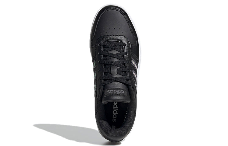 (WMNS) adidas Hoops 2.0 'Black Tactile Gold Metallic' FW3536