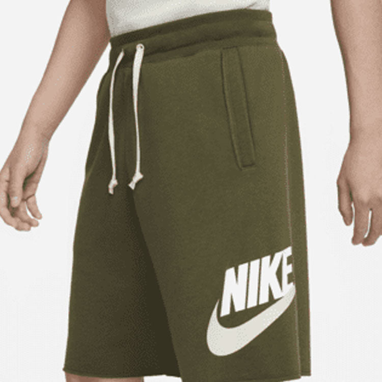 Nike As Nike Sportswear Spe Ft Alumni Short Logo 'Olive Green' DM6818-326