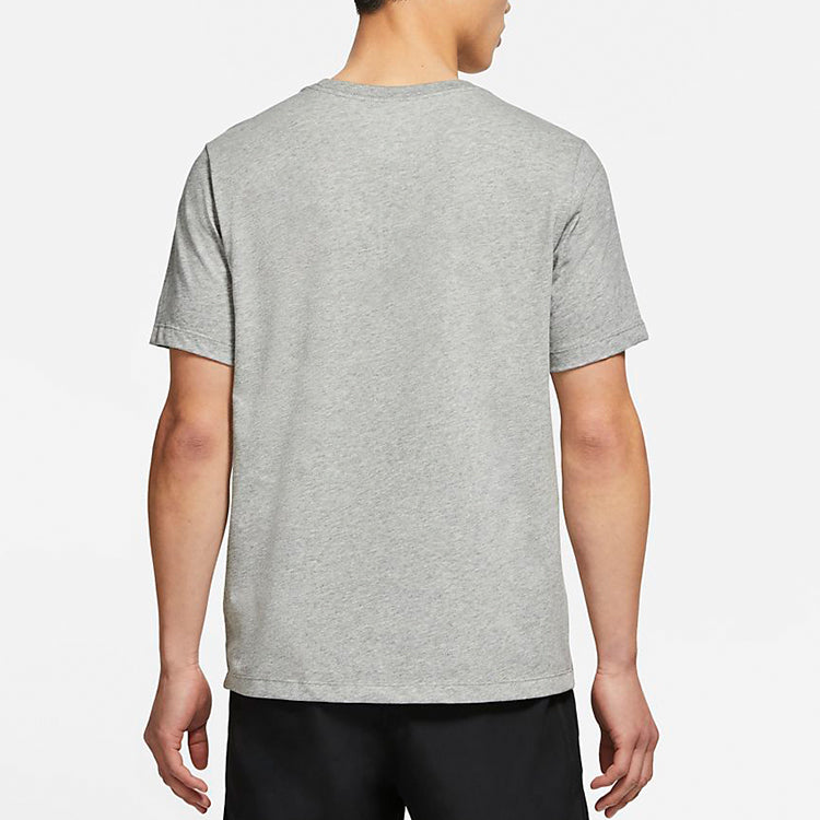 Nike Dri-FIT Tortoise Breathable Perspiration Print Running Short Sleeve For Men Grey Gray CZ9830-063