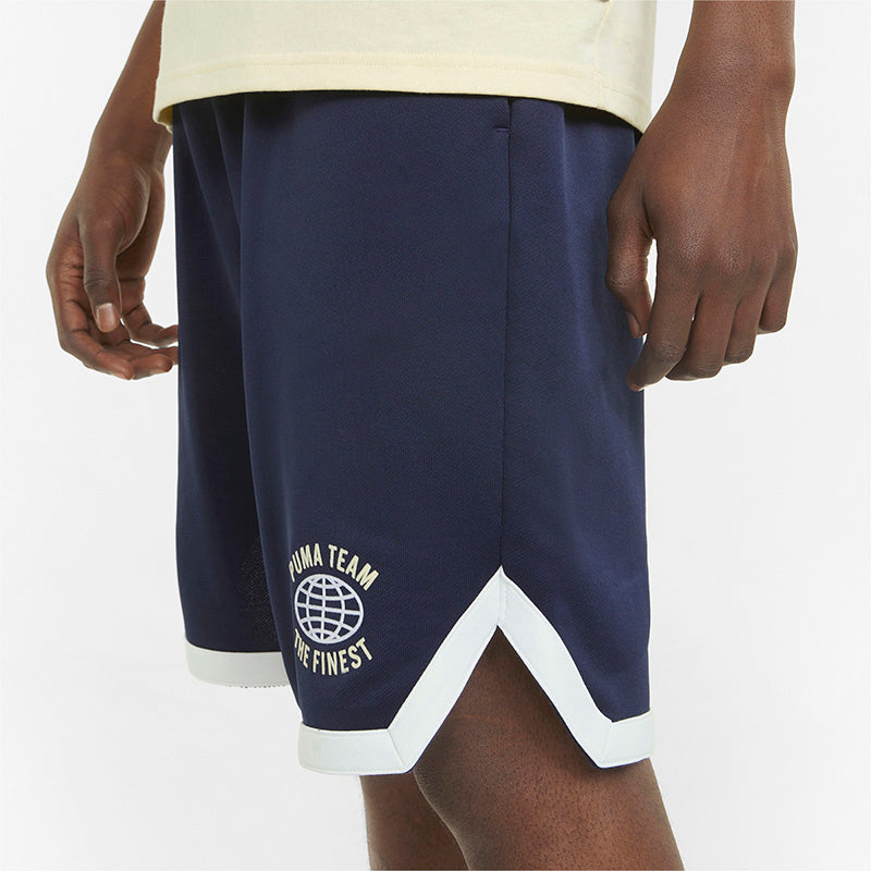 PUMA 8 Pt Logo Team Shorts 'Navy' 536923-06
