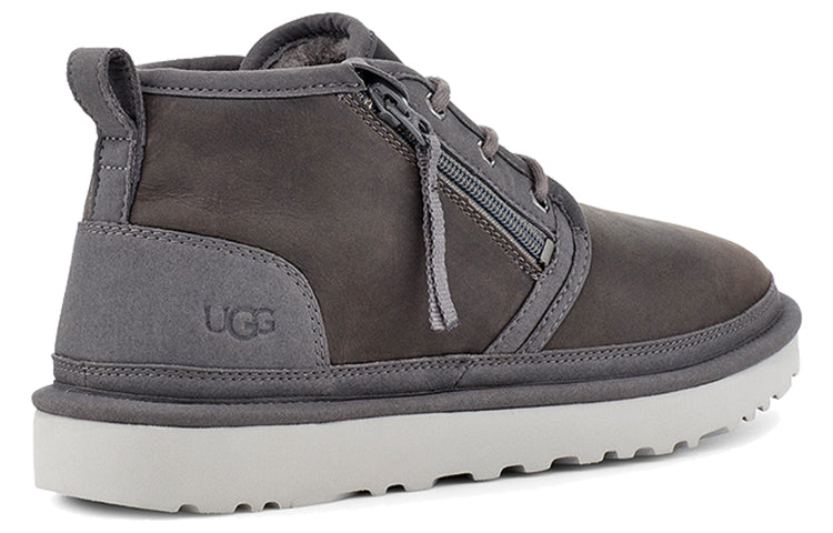 UGG Neumel Zip Fleece Lined Gray 1103883-DGRY