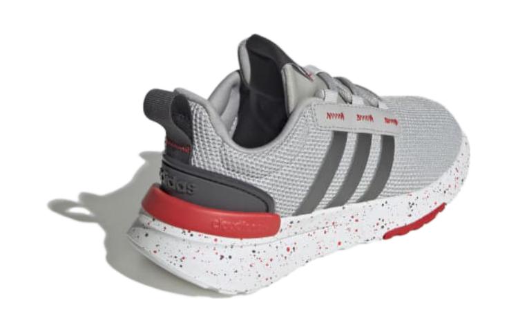 (GS) adidas Racer TR21 'Grey Red Speckled' HP6171