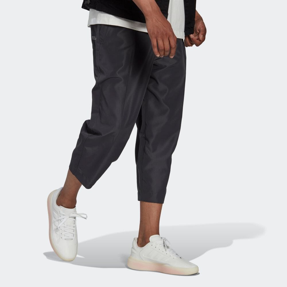 adidas Solid Color  Sports Pants Men's Black HH7239