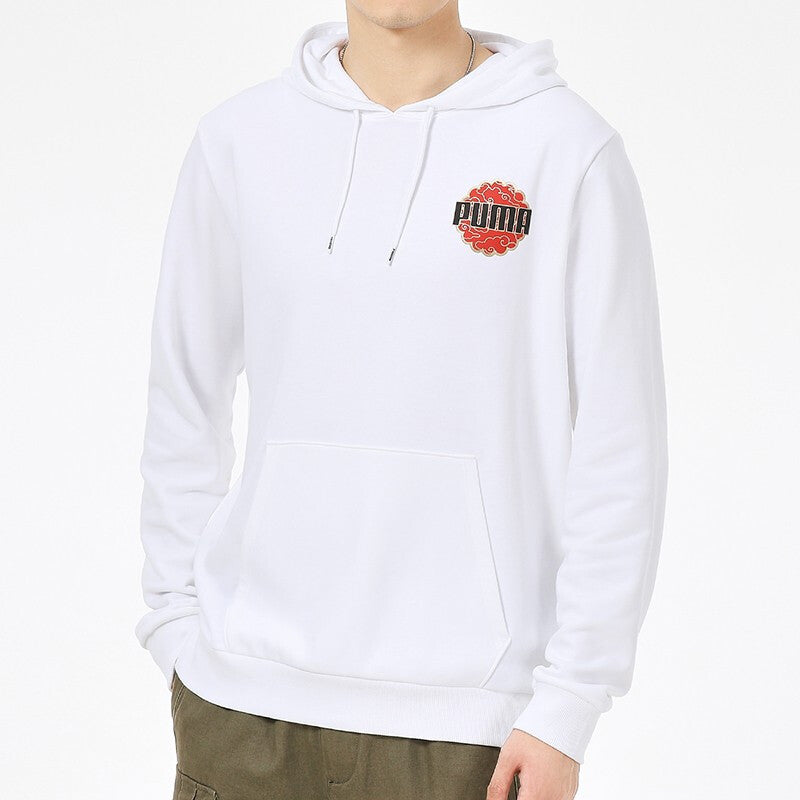 PUMA Logo Printing Solid Color Sports White 532913-02