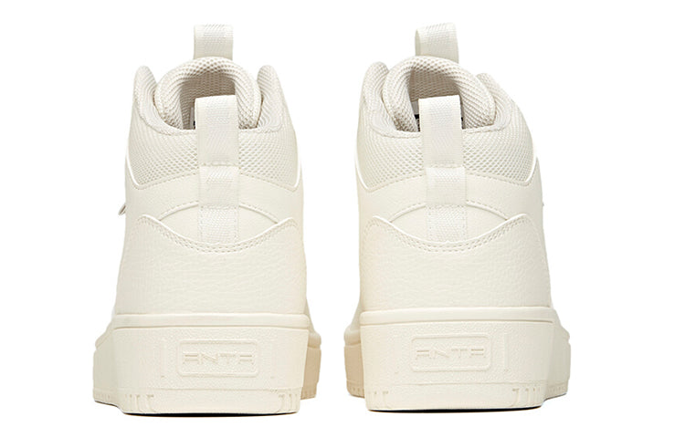 (WMNS) ANTA Life Series Sneakers High 'White' 922118026-1