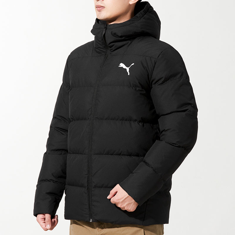 PUMA Logo Down Jacket 'Black' 534936-01