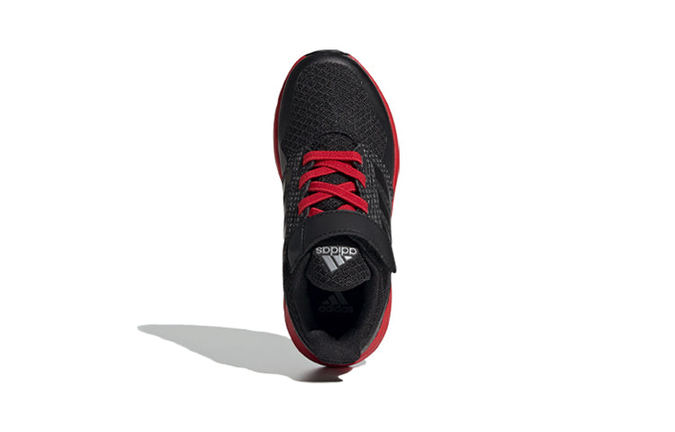 (GS) adidas FortaFaito EL K 'Black Red' EE7307