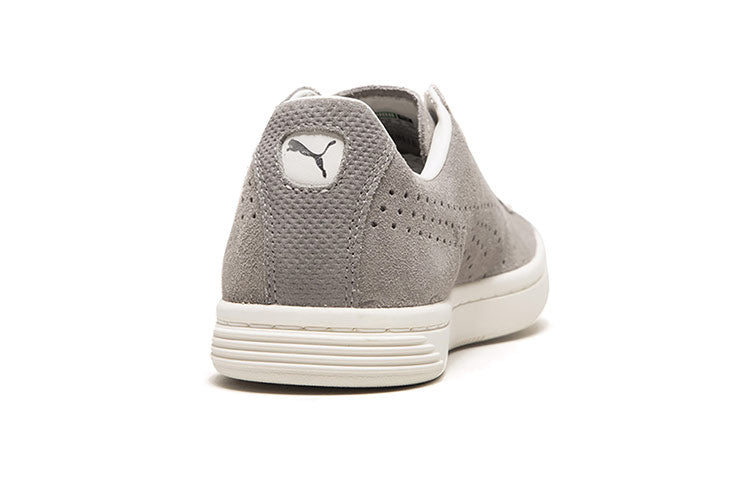PUMA Court Star Suede Interest Grey/White Low Casual Board Shoes 366610-03