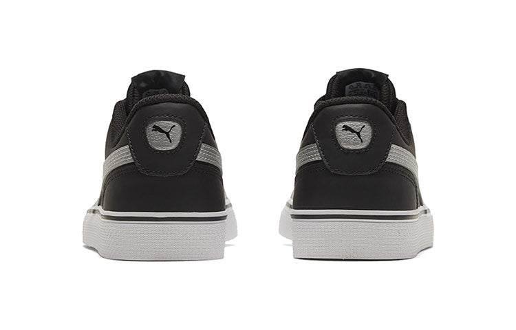 PUMA Court Point Vulc V2 Black/White/Silvery Low Casual Board Shoes 362946-11